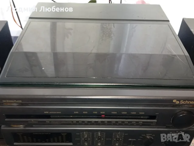 Ретро уредба Schneider грамофон,радио Cd,касетофон с тонколони, снимка 11 - Аудиосистеми - 55301957