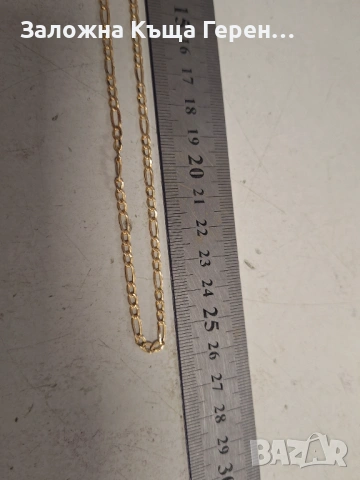 Златен синджир 3,98гр., снимка 3 - Колиета, медальони, синджири - 54327485