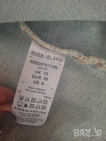 Дънкова рокля River Island S/M/L, снимка 8 - Рокли - 55183821