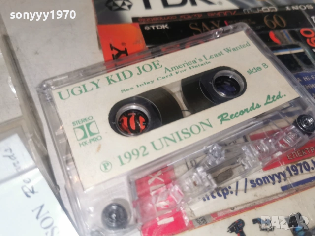UGLY KID JOE 1992 UNISON TAPE 1106261257H2E6R, снимка 15 - Аудио касети - 54865989