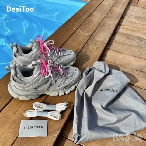 Balenciaga Track – Grey , снимка 3 - Маратонки - 54305782