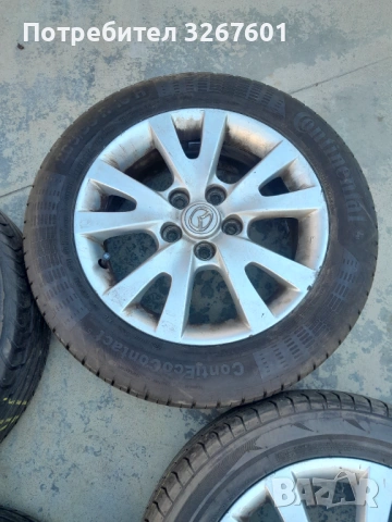 Джанти за  Мазда 16" с гуми 205/55/16 , снимка 5 - Гуми и джанти - 54215734