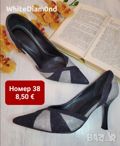 ТОП РАЗПРОДАЖБА НА ДАМСКИ ОБУВКИ НОМЕР 38, снимка 4 - Дамски обувки на ток - 54015234