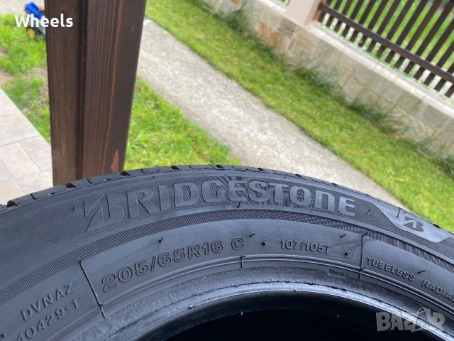 4бр. Бусови Летни гуми 205/65/16C Bridgestone Duravis Van DOT0924, снимка 8 - Гуми и джанти - 54484317