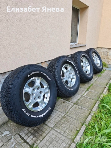 Гуми с алуминиеви джанти 265/75/16 с 8мм грайфер цена 550 евро Асеновград , снимка 2 - Гуми и джанти - 54121982