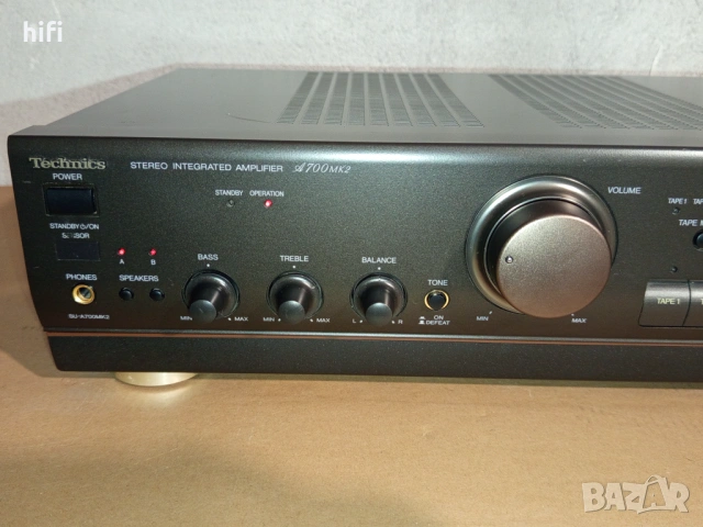 Стерео усилвател Technics SU-A700mk2, снимка 4 - Ресийвъри, усилватели, смесителни пултове - 54479299