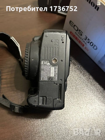 Фотоапарат Canon 350D с китов обектив Canon EF-S 18-55mm, снимка 3 - Фотоапарати - 54114795