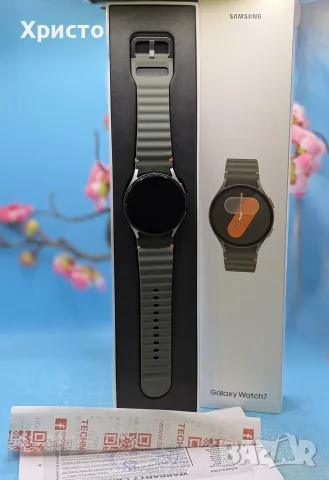 ГАРАНЦИОНЕН!!! Смарт часовник SAMSUNG Galaxy Watch 7 40mm, Bluetooth, Green, снимка 2 - Смарт часовници - 55427577