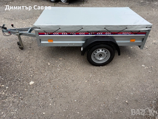 Туристическо ремарке REPO RPP с плосък брезент, снимка 4 - Ремаркета - 55190543