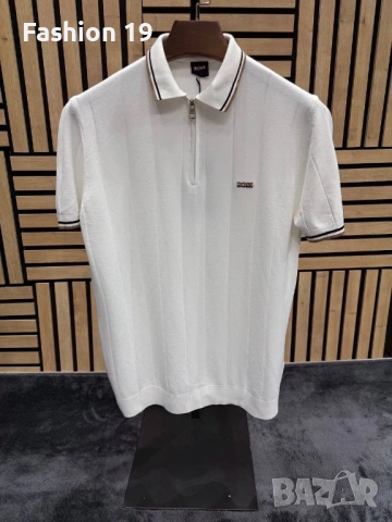 Тениски с яка Loro Piana/Boss‼️, снимка 5 - Тениски - 54354030