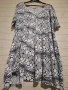 СТРАХОТНА ЧЕРНОБЯЛА ТУНИКА 3XL, снимка 1