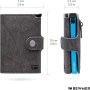 BEWMER RFID card case slim wallet / money clip / black / нов, снимка 12