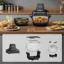 AIRMSEN Portable Glass Air Fryer 4.5L + 1.2L Нов Стъклен Еърфрайър 1500W Без PFAS, снимка 9