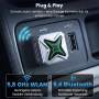 4K видеорегистратор за Audi 2019–2026 + ПОДАРЪК: Wireless CarPlay / Android Auto адаптер 2-в-1, снимка 13