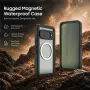 REDPEPPER FS Series за Google Pixel 11 IP68 / IPX8 Водоустойчив Магнитен PC TPU PET Калъф – Черен, снимка 4
