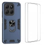 WANLONFENG YS Series Удароустойчив Калъф със Стойка и 2 Броя Стъклени Протектори за Motorola Moto G3, снимка 2
