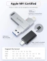 Blanbok+ MFi сертифицирана USB флашка 128GB iPhone USB, снимка 2