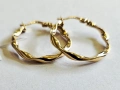 Златни обеци 2.34гр 01947-26, снимка 2