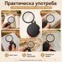 Джобна сгъваема увеличителна ръчна лупа мини 4X увеличение за четене етикети малка деца насекоми, снимка 3