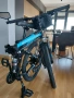 Велосипед Crosslander Compact Elegance 26″ Лeти Капли, Сгъваем Черно/Синьо, снимка 2