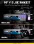 EZDIY-FAB Shield Series 8-Pin PCIe GPU Power Adapter 90° Reverse Type Purple – комплект 2 броя, снимка 3