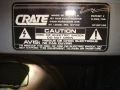 Усилвател за китара Crate GX-15, снимка 10