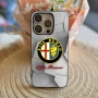 Силиконов калъф за iPhone с лого Alfa Romeo, снимка 11