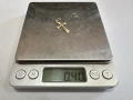 Златен кръст 14K – 0,40гр, снимка 2