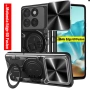 Motorola Edge 60 / 60 Fusion / 60 Pro / GIANT RING Удароустойчив кейс гръб калъф с пръстен, снимка 1