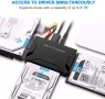 USB 3.0 към SATA / IDE адаптер 3 в 1 – за 2.5" / 3.5" HDD, SSD и оптични устройства, снимка 5