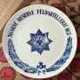 Старинна полкова чиния Meissen (Мейсен) Прусия, Първа световна война (WWI), 25.5 см, снимка 1