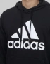 Мъжки суичър ADIDAS Hoodie Big Logo черен качулка анцуг спортен екип S M L, снимка 4