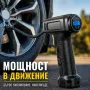 безжичен електрически компресор за гуми с LED дисплей, автоматично спиране и 150 PSI, снимка 2