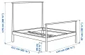 Легло GJORA 160х200 см от IKEA , снимка 3