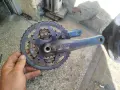 Курбел със средно движение за велосипед колело Shimano deore lx fc m 572, снимка 1
