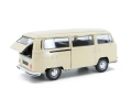 Volkswagen T2 Bus 1972 - мащаб 1:24 на Welly моделът е нов в кутия. Налични цветове: син, снимка 3