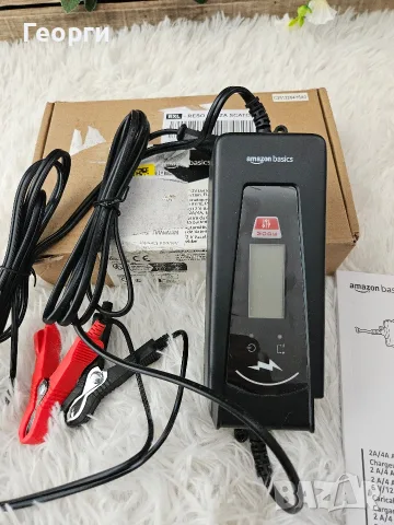 Смарт зарядно за акумулатор Amazon Basics 6V/12V (2A/4A),, снимка 2 - Друга електроника - 55679115