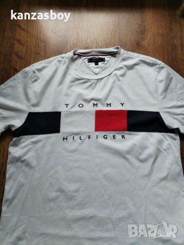 Tommy Hilfiger - страхотна мъжка тениска XL , снимка 6 - Тениски - 54057034