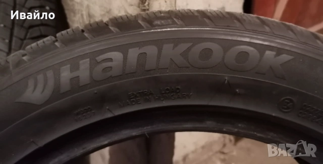 Продавам 4 броя Зимни Гуми 215.55.17 на 1 сезон дот 2021 Hankook , снимка 4 - Гуми и джанти - 54626132
