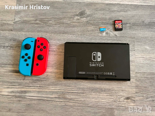 Nintendo Switch - Нинтендо конзола - Като нов!!!, снимка 5 - Nintendo конзоли - 54987638