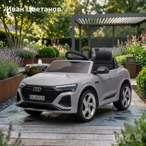 Детска акумулаторна кола Audi RS Q8 12V - Дистанционно управление, музика, LED светлини 