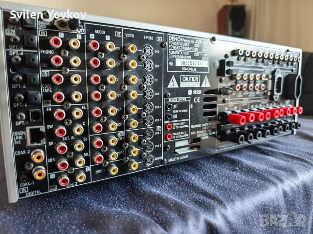 Продавам висок клас усилвател ресийвър DENON 3805 + DVD AUDIO-VIDEO/SUPER AUDIO CD PLAYER DVD-1920, снимка 9 - Ресийвъри, усилватели, смесителни пултове - 55437415