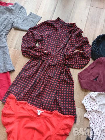 H&M сет в огнено червено, снимка 4 - Комплекти - 54428978