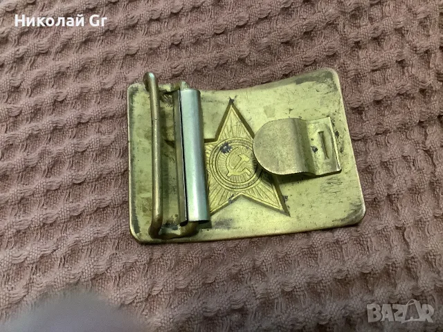 Катарама за времената социализма произведено в СССР бронз отличен състояние цена за брой, снимка 5 - Други ценни предмети - 55359923
