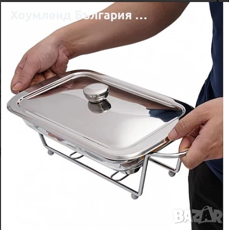 Съд за затопляне на храна с подгряване и капак, снимка 3 - Съдове за готвене - 54453458