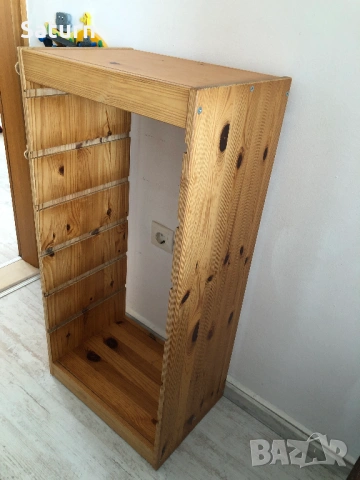 Съхранение на играчки, дървена секция, дърво масив, ИКЕА, IKEA Trofast, снимка 2 - Мебели за детската стая - 54145437