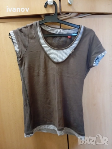 Esprit дамска блуза къс ръкав 