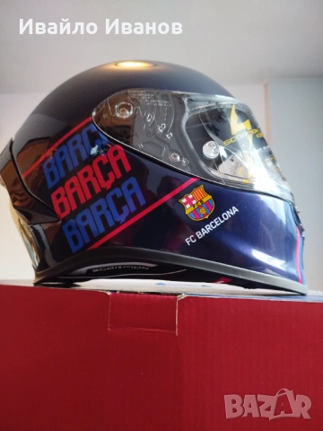 Каска за мотор Scorpion Exo R1 Evo Air FC Barcelona Размер L