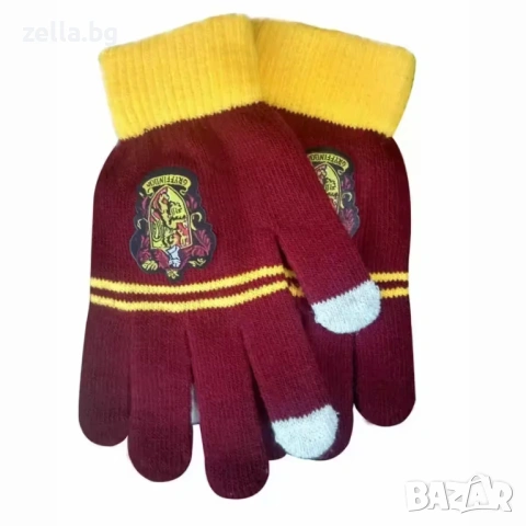 Зимни ръкавици Harry Potter Gryffindor с тъчскрийн функция – Бродиран герб, Универсален размер 10163, снимка 4 - Якета - 54659647