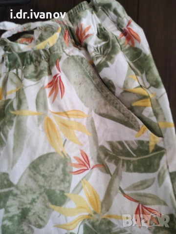 цветен панталон лен , снимка 3 - Панталони - 54179214